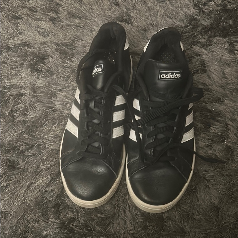 Adidas Black and White Sneakers